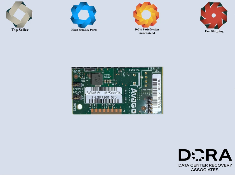 Avago LSI SAS9305-16e 4 puertos 16 canales HBA PCI-E3.0 x8 9305-16E High Profile ST Foto 4 de 4