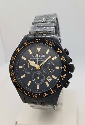 Sector 230 No Limits R3273661029, Chronograph, Edelstahl, 10ATM