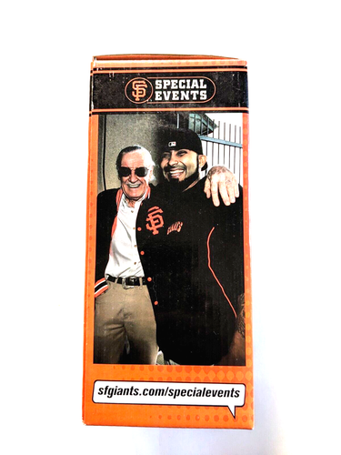 SF Giants 2015 Stan Lee Talking Bobblehead with Soundchip Spider-Man Limited VIP - Picture 6 of 9