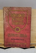 Indianapolis Belting and Supply Company Catalog 1923 Asbestos