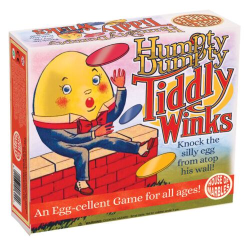 VINTAGE STYLE HUMPTY DUMPTY TIDDLYWINKS GAME FAMILY FUN GREAT GIFT - Picture 1 of 3
