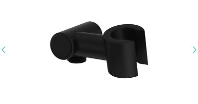Rohl 1630MB Wall Mount Hand Shower Holder w/ Outlet Elbow, Matte Black