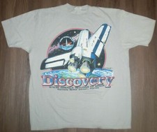 Vtg DISCOVERY STS-26 T-SHIRT Kennedy Space Center FL 1988 Adult Size XL Tee