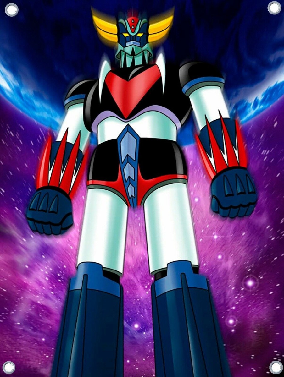 Affiche Reproduction Goldorak (Grendizer) Vintage - Toile/poster Rétro Manga - Neuf