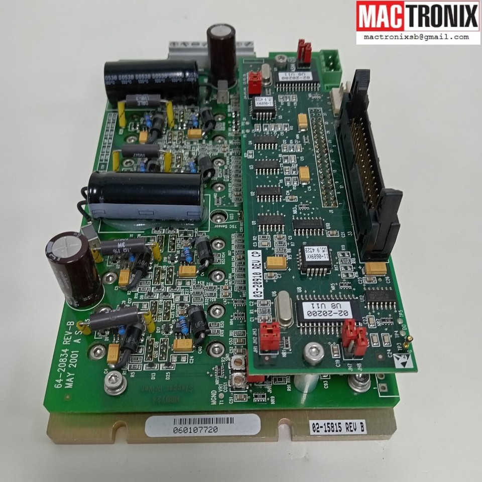 ASM 02-15815 Rev B MBD724 Stepper Driver Kit 03-20834-01 Rev F & 03 ...
