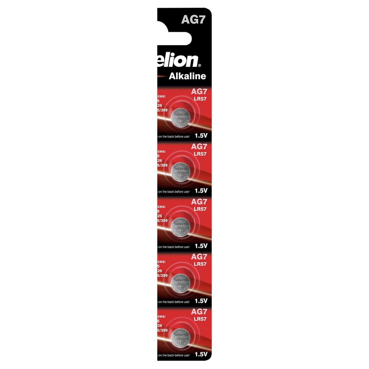 Camelion Knopfzellen LR927 – 10er Blister, Alkaline, 1,5V, Für Uhren & Kleingeräte