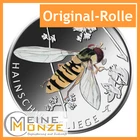 25 x 5 Euro Coin HAIN HOVERFLY Roll Germany 2024 Wonder World Insects BU