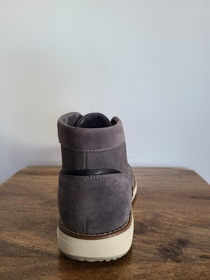 New Vance Co. Austin Cap Toe Suede Chukka Boots Grey Men display picture 3