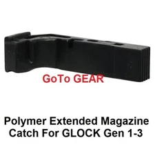 Extended Magazine Catch Release For GLOCK Gen 1-3 Replaces OEM Part 1981 Polymer
