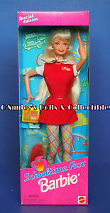SCHOOLTIME FUN 1998 Special Edition Barbie (Platinum  Blond/Superstar)_18487_NRFB 74299184871 | eBay