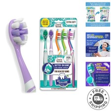 Gentle Cleaning Butter On Gums Toothbrush - 8 Ct with Ultra Soft Softex Bristles