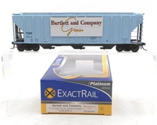 ExactRail EP-80180-4 HO Scale Bartlett & Company P-S Grain Hopper #5514 EX/Box