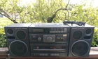 Vintage Panasonic RX-DT690 Boombox Stereo Radio CD Cassette Player S-X85 Speaker