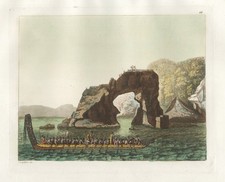 Tolaga Nowa Zelandia hippah akwatinta akwatinta akwatyna etching ferrario 1820