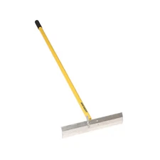 MIDWEST RAKE 73132 Concrete Placer, 20", 60" OS Alum Handle