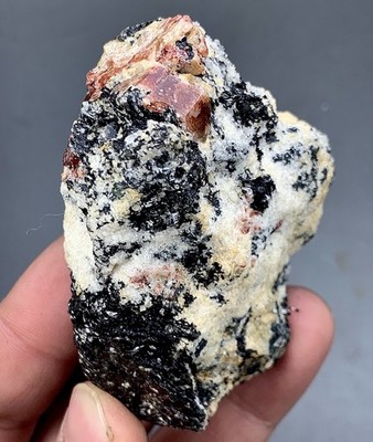 179 Gram Natural Zircon Crystal On Matrix From Pakistan 74x54x36mm