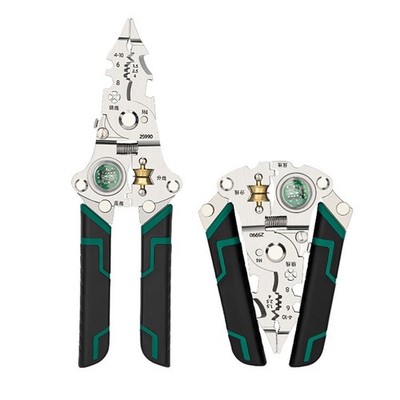 AllinOne Electrician Pliers With Wire Strippers Cutter And Voltage Testing Tool