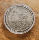 USA 1921 Morgan Dollar Coin 90% Silver $1 Last Year Philadelphia Very Fine