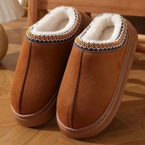 Pantofole Donna Nere Animalier Con Suola Antiscivolo Home Arredo Casa