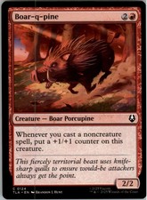 Boar-q-pine 124 Common Avatar: The Last Airbender Magic: The Gathering LP