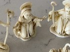Vintage Mid Century 1960's Ivory Plastic Nativity Depose Italy Rare — photo 3