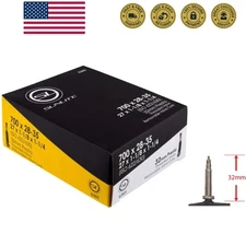 1 Pack or 2 Pack - Bike Tube, Presta Valve 700c x 28-35, 27x1-1/8 to 1-1/4, 3...