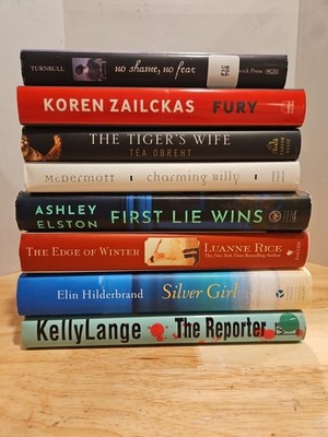8 Best Selling Hardcover Non Fiction Novels w/ Some 1st Editions Beach Reads EUC