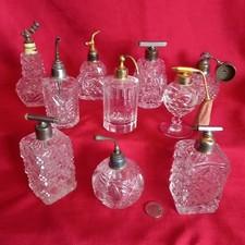 JOB LOT OF ANTIQUE ART DECO ERA, SCENT/PERFUME BOTTLES..IDEAL RESELL 