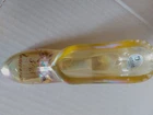 Fenton 50th Anniversary Gold Glass Slipper, Hand painted, Very Good