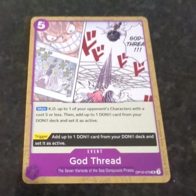 One Piece TCG - God Thread Release Event Stamp - OP10-079 - OP10RE - Royal Blood
