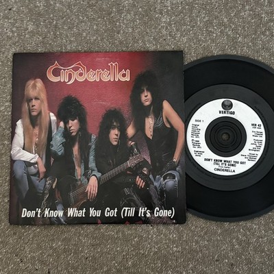 CINDERELLA - Don't Know What You Got Till Its Gone - 7  Vinyl Single - 1989