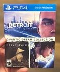 Quantic Dream Collection PS4 Detroit, Become Human & Heavy Rain MINT Discs!