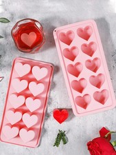 3pc Silicone ICE cube TRAY pop out maker plastic fridge freezer chocolate mould