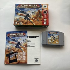 Star Wars: Rogue Squadron Nintendo 64 N64 Complete W/ Instruction Manual