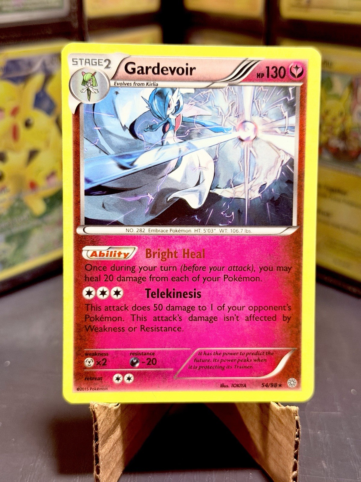 Gardevoir 54/98 Rare Holo Pokemon Card Near Mint Condition Never Played