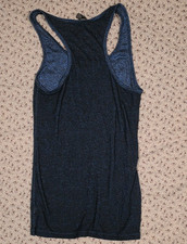 American Eagle Outfitters Blue Metallic Racer...