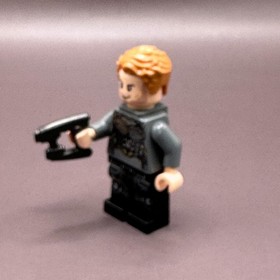 LEGO Marvel Star-Lord sh0385 Guardians Galaxy Minifigure 76081 Silver Armor