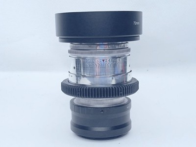 Helios 44-2 58mm f/2 Vintage Portrait Lens   Sony E-Mount, Cine Mod, Silver