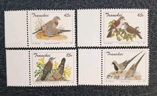 Transkei Stamps 1991 Endangered Birds & 1993 Doves. 4 To Each Issue MNH