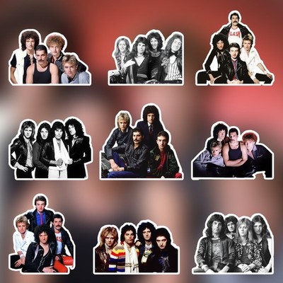 Queen Stickers-Waterproof Die-Cut Vinyl Stickers-9 PCS Stickers