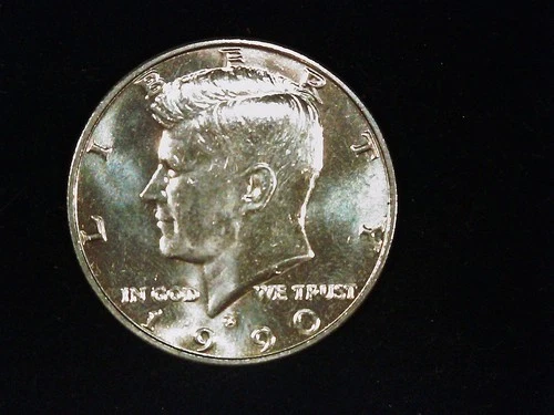 1990-D Kennedy Half Dollar AU+++ (1). Free Shipping!