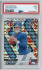 2025 Panini Mosaic Jaxson Dart RED CAMO PRIZM Rookie RC #362 PSA 7 GIANTS Rare