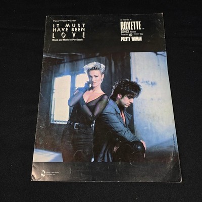 IT MUST HAVE BEEN LOVE Sheet Music P/V/G Roxette Pretty Woman Cherry Lane CLJ054