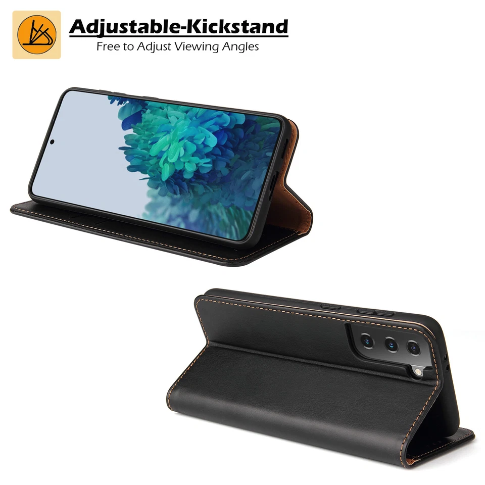 Hülle Lederhülle Klapphülle Flip Case Leder Schutzhülle Tasche Handyhülle Cover - Bild 3 von 4