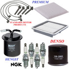 Tune Up Kit Filters Wire Spark Plug For SUBARU OUTBACK H4 2.5L Nat.Asp 2005 2007