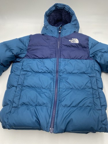 THE NORTH FACE 550Unisex Size S 7/8 Pine Down/Feather Puffer Kids Zipper Jacket