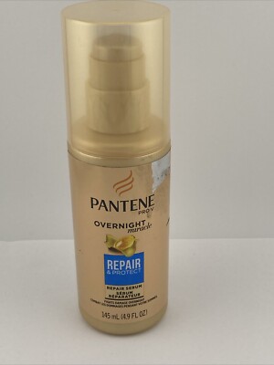 Pantene Overnight Miracle Repair & Protect Repair Serum 1 Bottle DISCONTINUED 