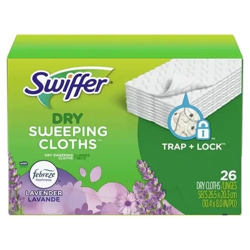 Swiffer Sweeper Dry Pad Refill, Lavender Scent, 52 Ct - Picture 4 of 11