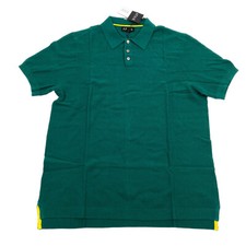 AFAIK Mens Size L Short Sleeve Polo T-Shirt Storm Green