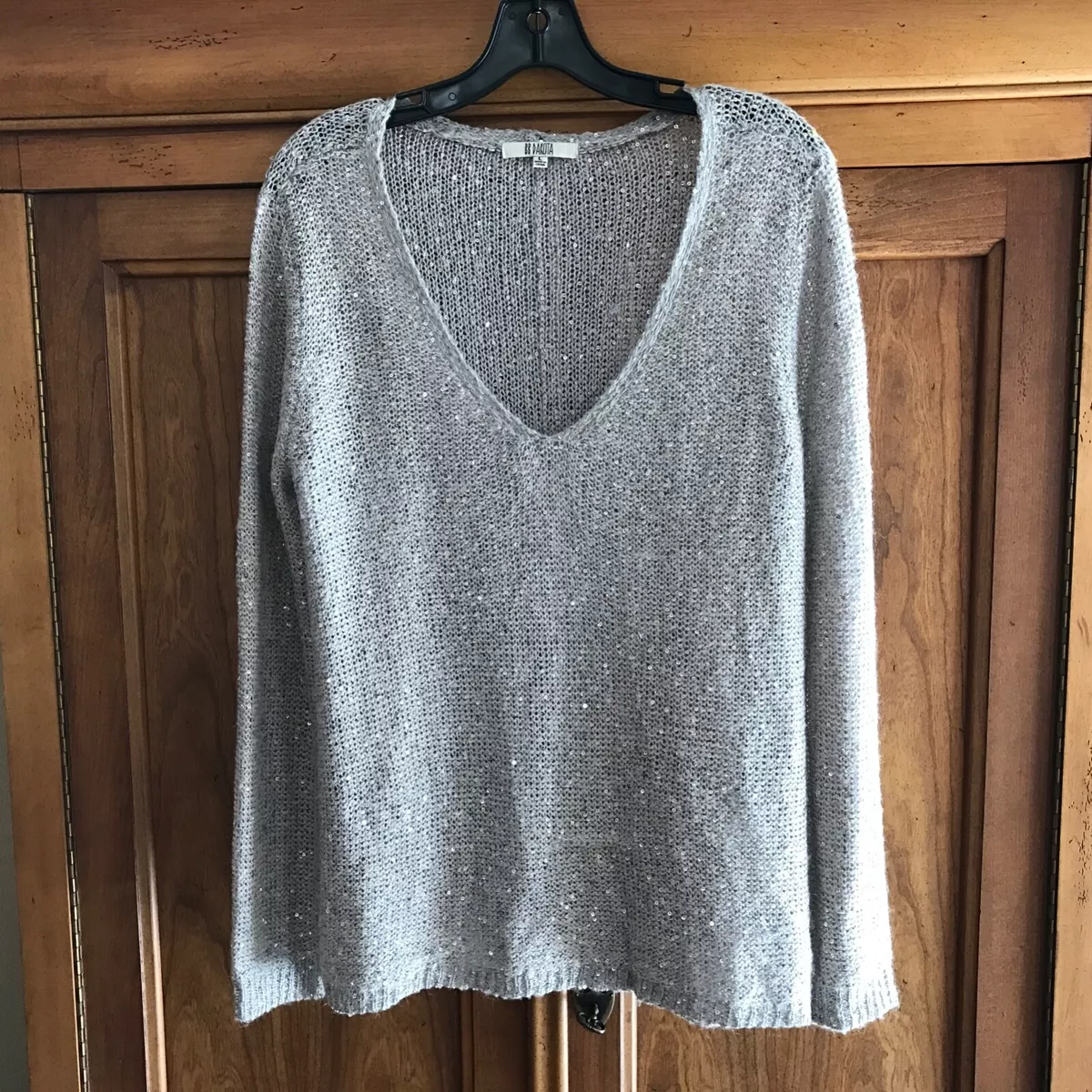 Sparkly silver cheap sweater